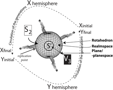 Figure 11: Lady walking ‘rotahedron’